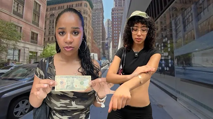 Ammi Rose in a public New York City budget-vlog preview.
