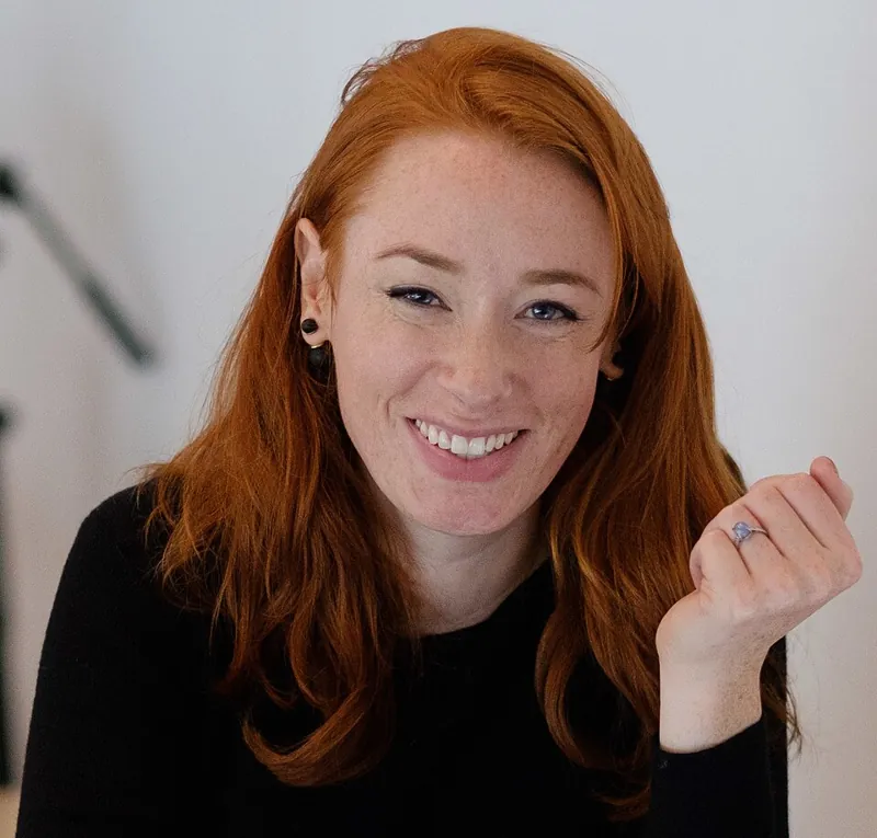 Hannah Fry - Hannah Fry at the Data of Tomorrow Conference 2017 in the EYE filmmuseum in Amsterdam, The Netherlands.