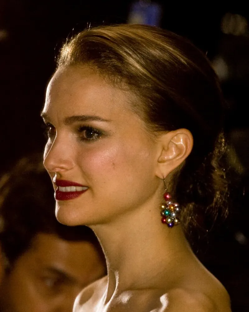 Portrait of Natalie Portman at the Toronto International Film Festival in 2009